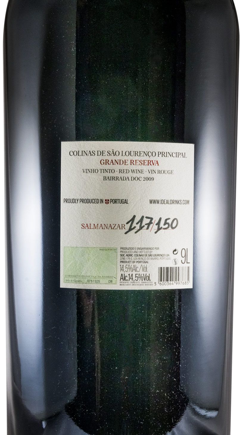 2009 Principal Grande Reserva red 9L