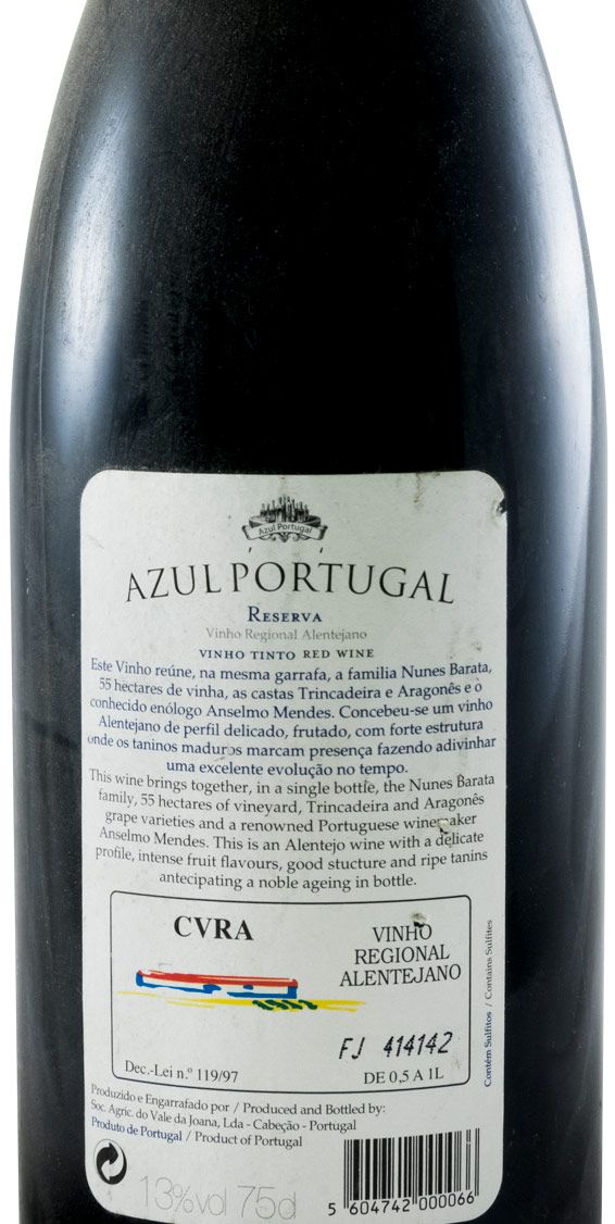2005 Azul Portugal Reserva red