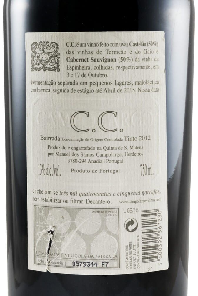 2012 Campolargo C.C. red