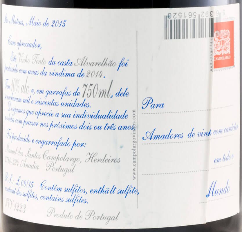 2014 Campolargo Alvarelhão red