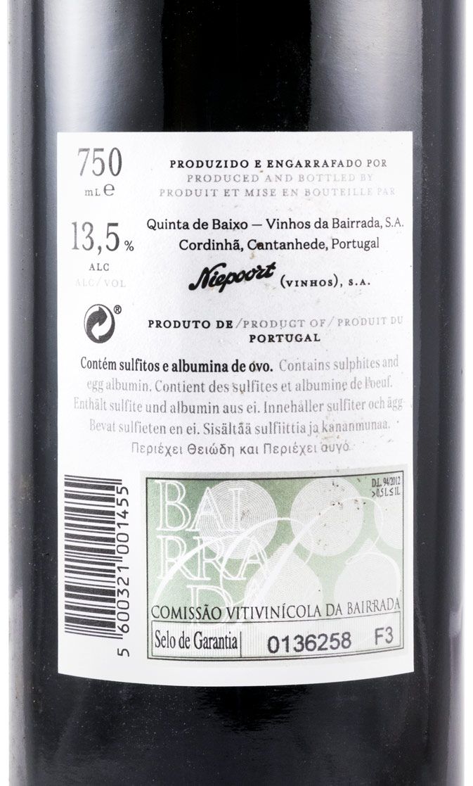 2012 Quinta de Baixo Merlot red