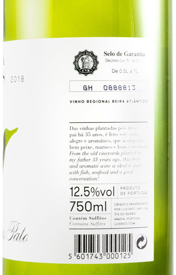 2018 Luis Pato Maria Gomes branco