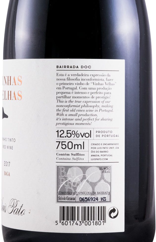 2017 Luís Pato Vinhas Velhas tinto