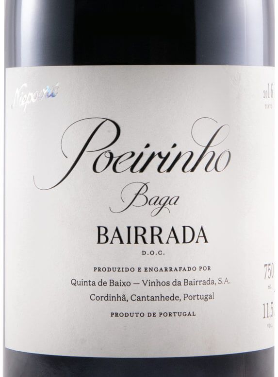 2016 Niepoort Quinta de Baixo Poeirinho Baga tinto