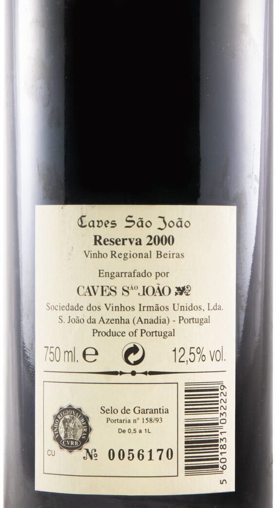 2000 Caves São João Reserva tinto