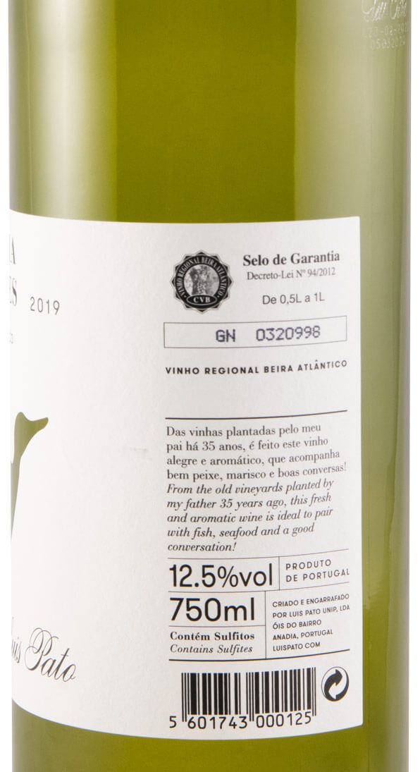 2019 Luís Pato Maria Gomes branco