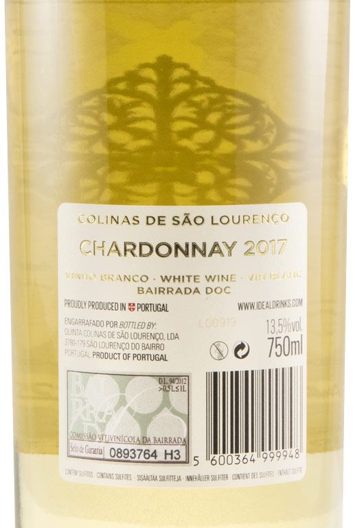 2017 Colinas Chardonnay white