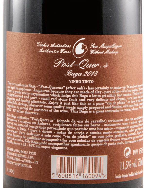 2018 Filipa Pato Post-Quercus Baga tinto