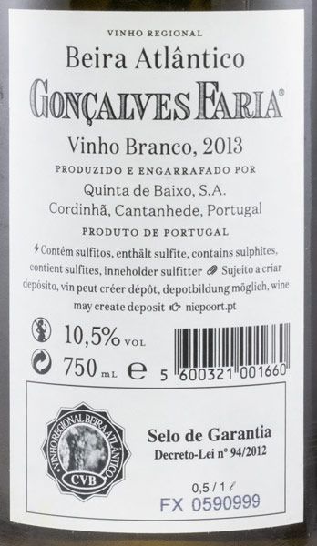 2013 Gonçalves Faria white