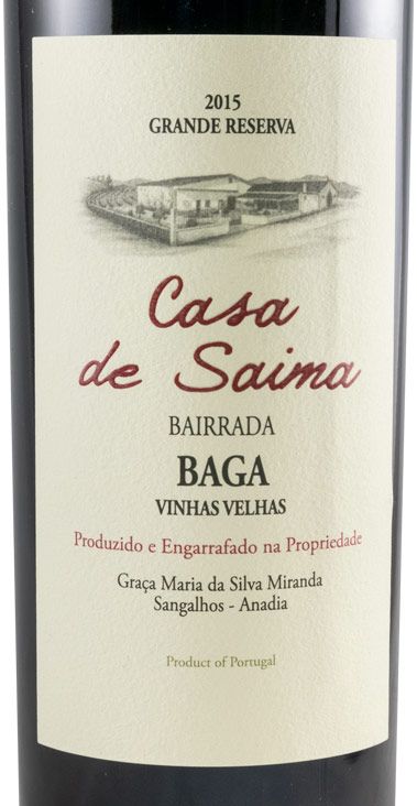 2015 Casa de Saima Grande Reserva red