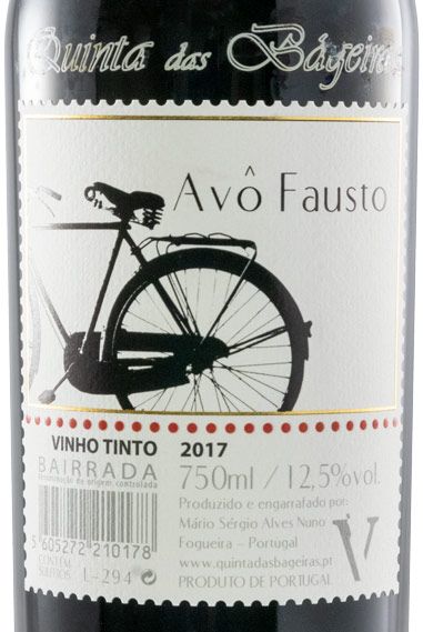 2017 Quinta das Bágeiras Avô Fausto red