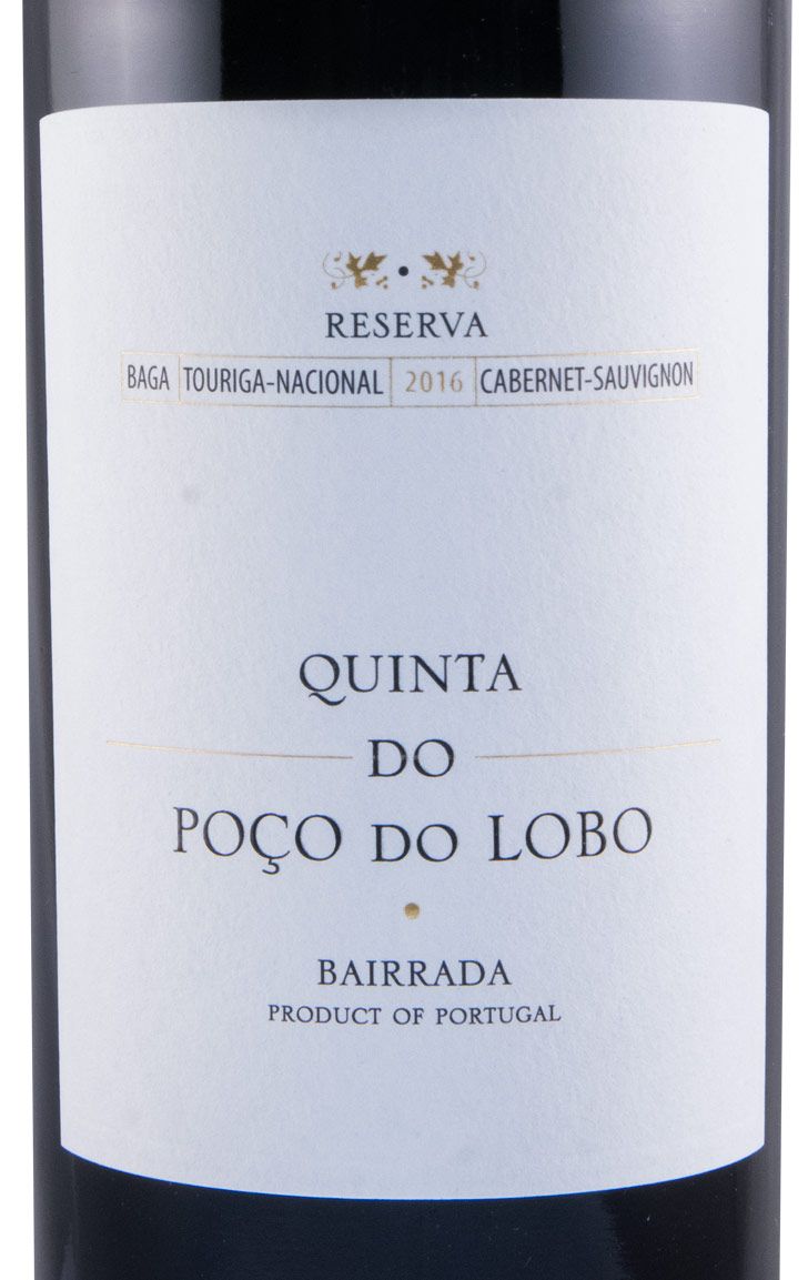 2016 Quinta do Poço do Lobo Reserva red