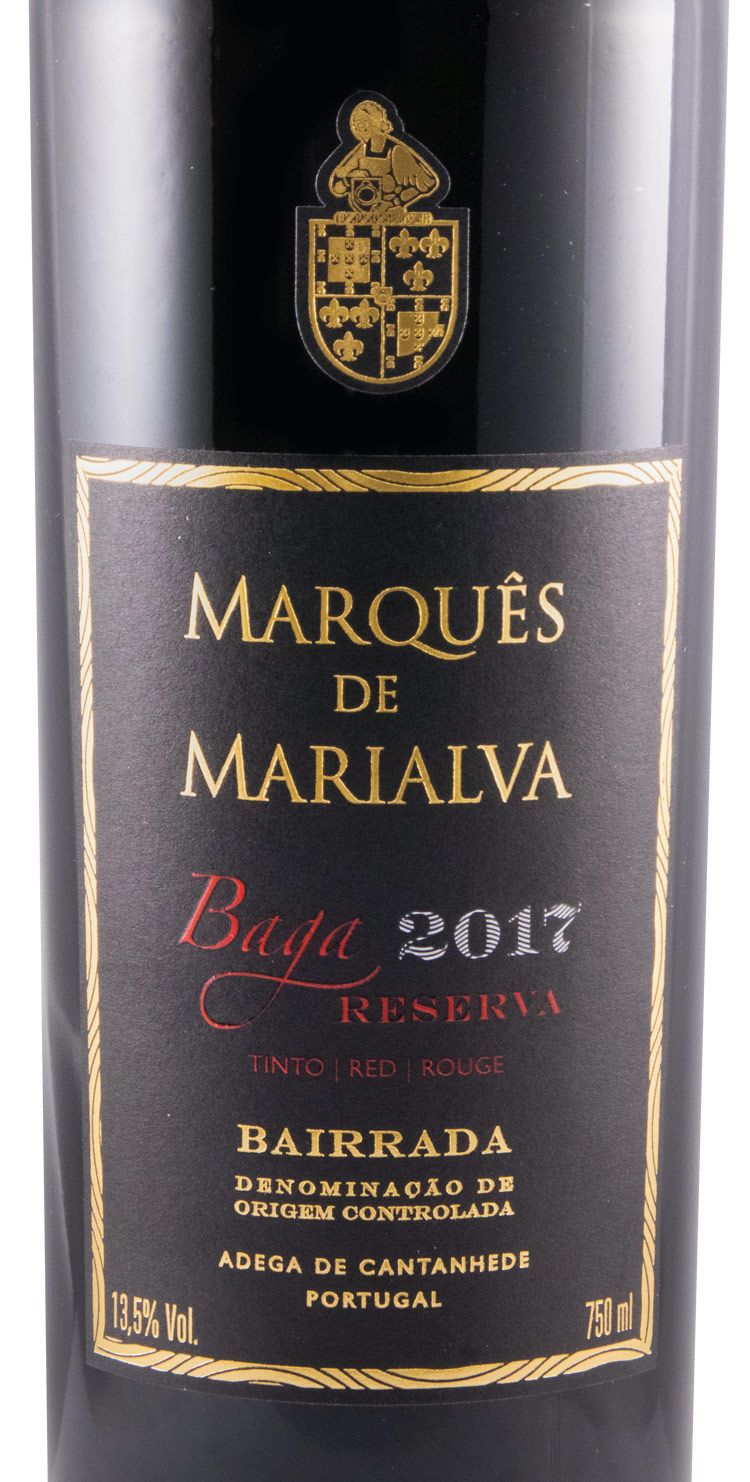 2017 Marquês de Marialva Baga Reserva red