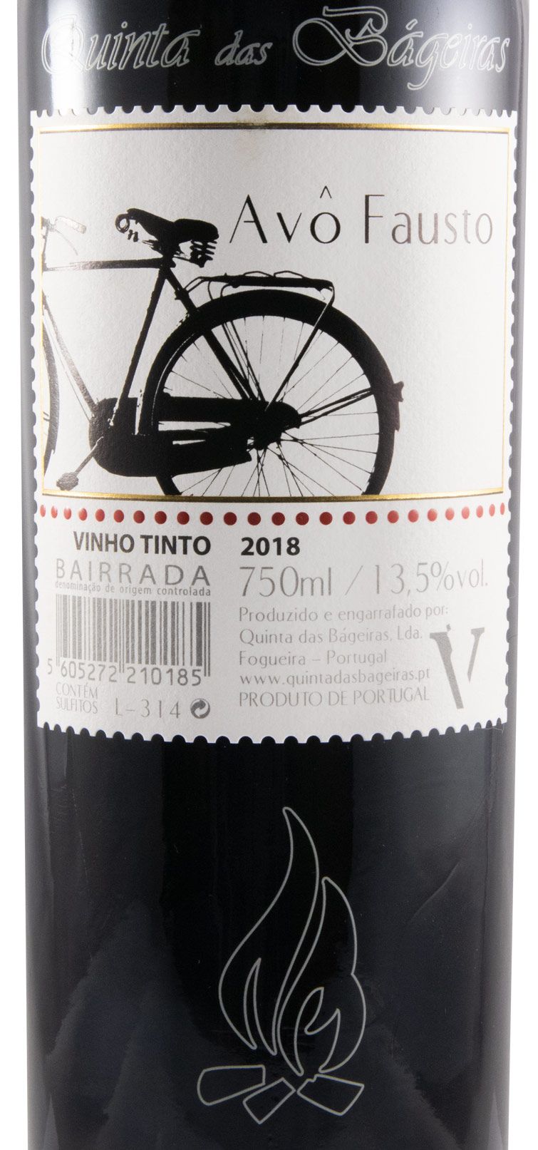 2018 Quinta das Bageiras Avó Fausto red
