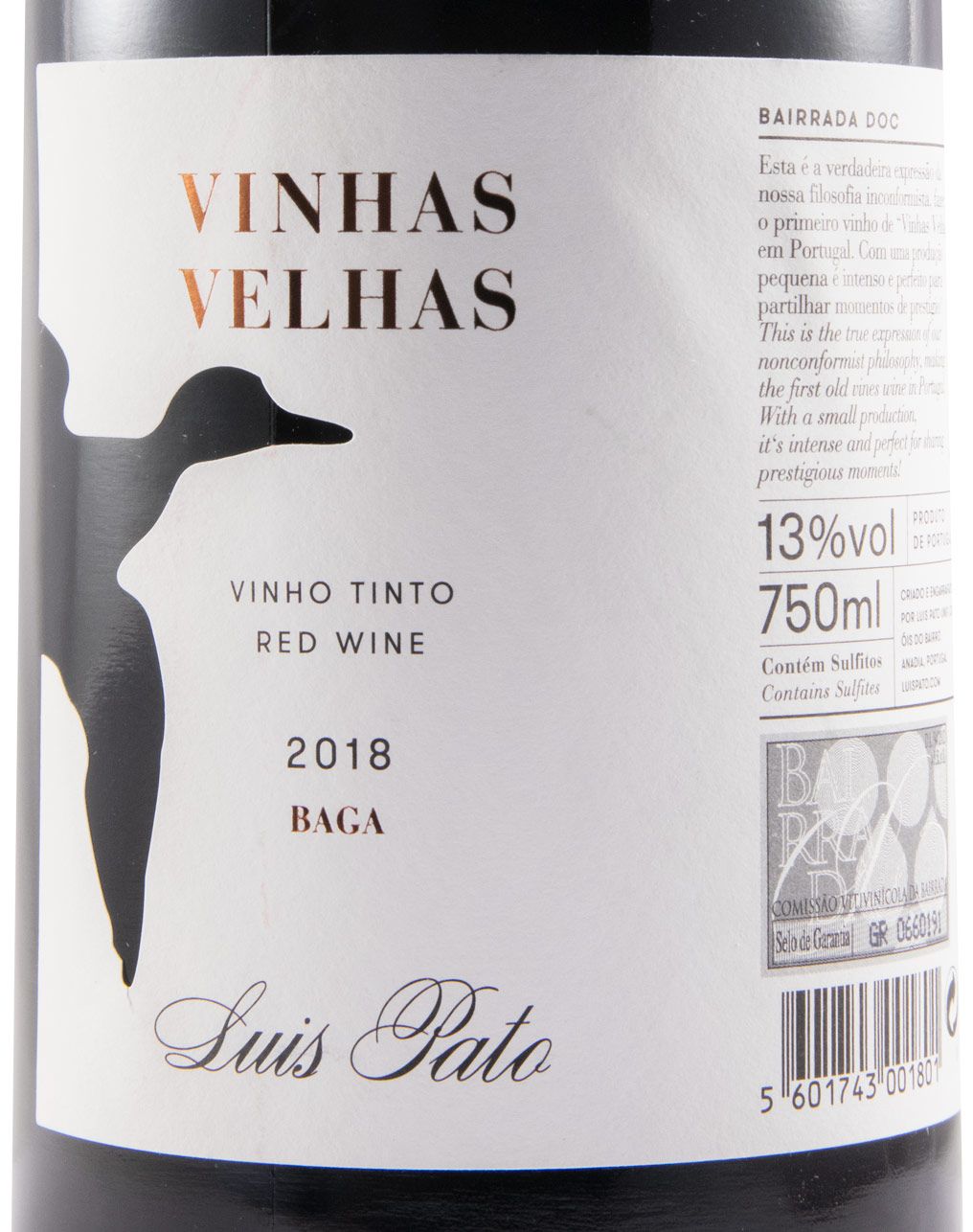 2018 Luís Pato Vinhas Velhas tinto