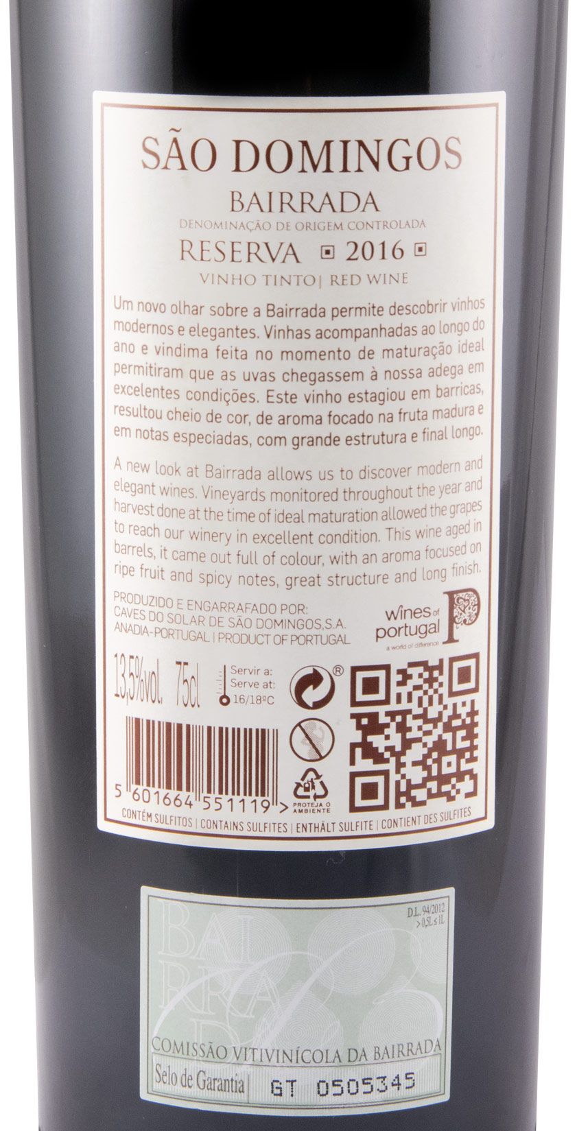 2016 São Domingos Reserva red