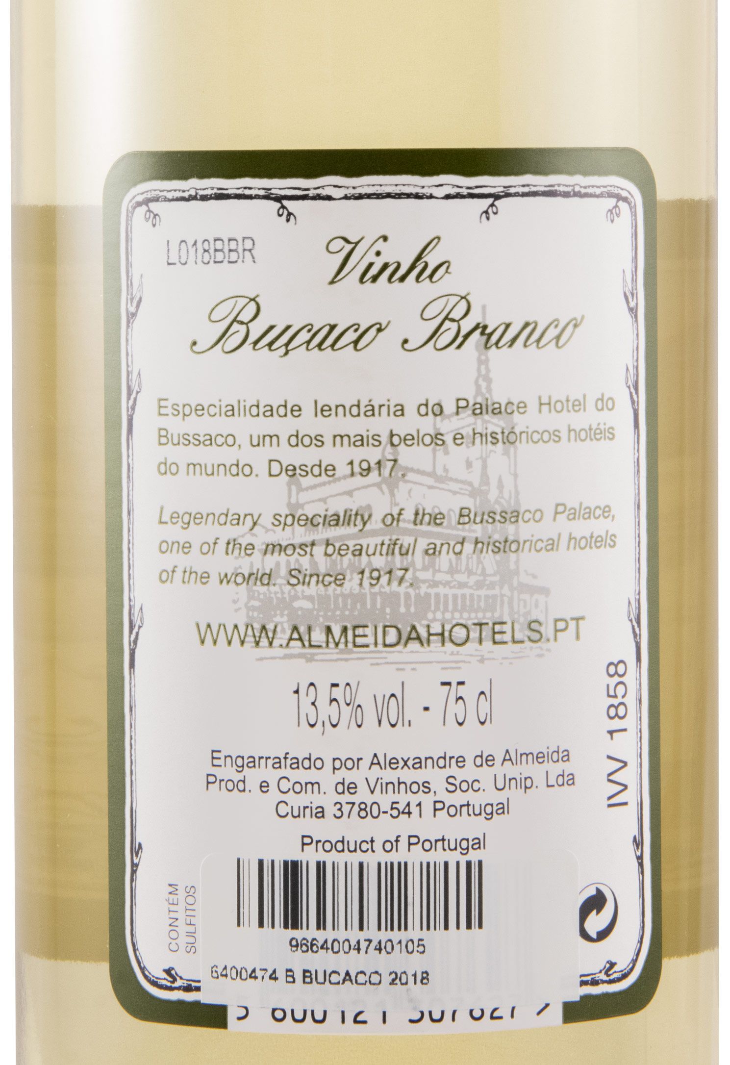 2018 Buçaco Reservado white