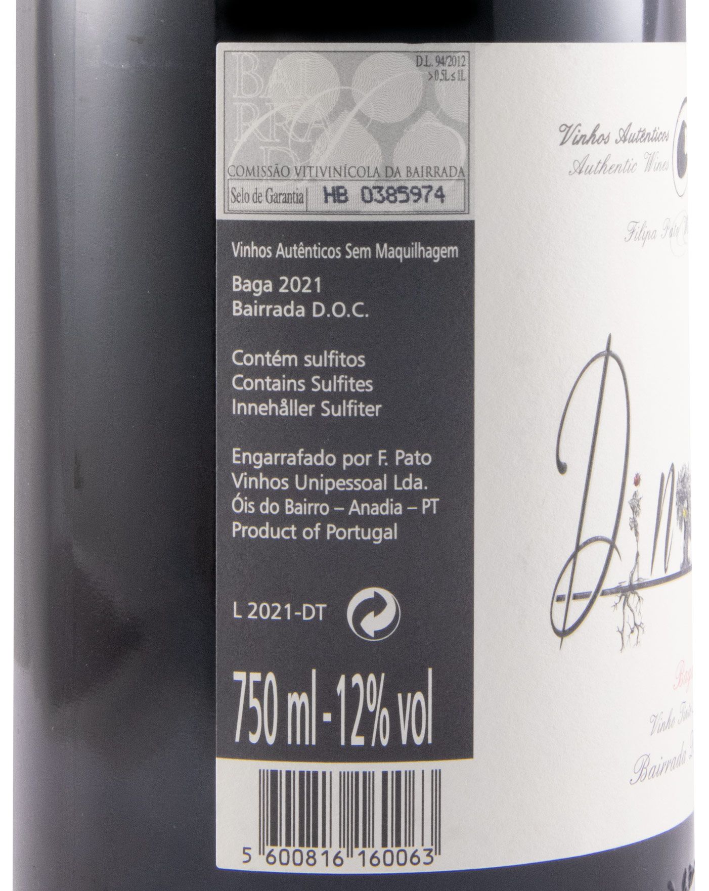 2021 Filipa Pato Dinâmica tinto