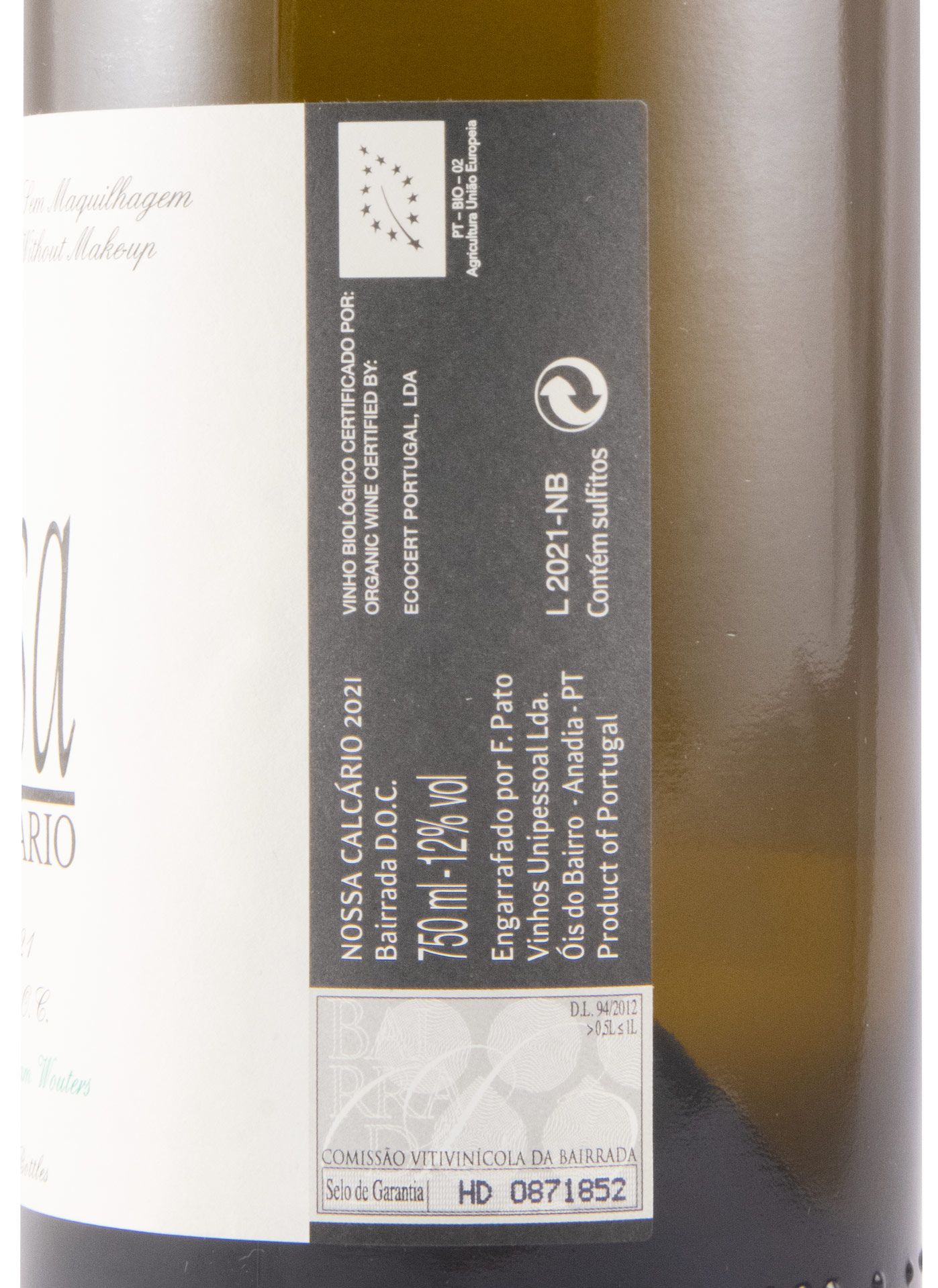 2021 Filipa Pato Nossa Calcário organic white