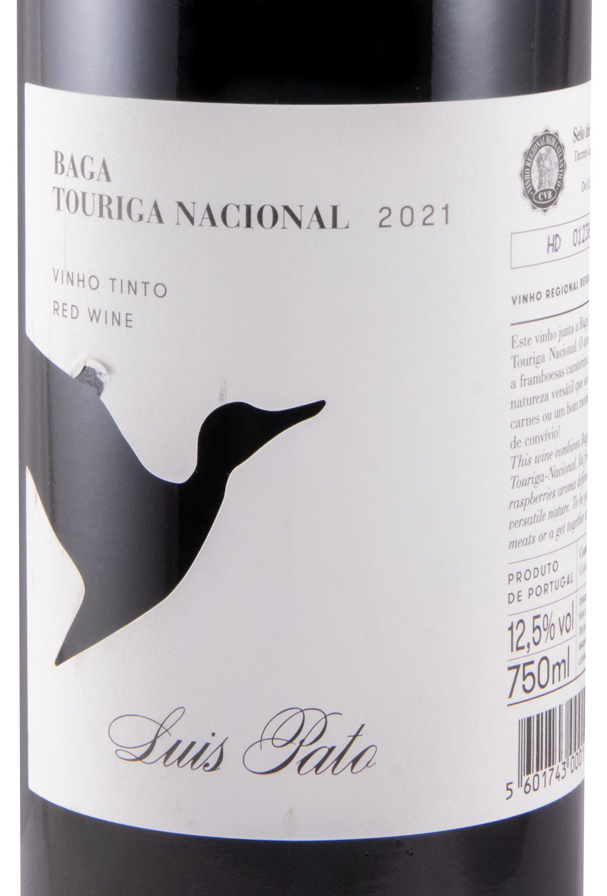 2021 Luís Pato Baga & Touriga Nacional tinto