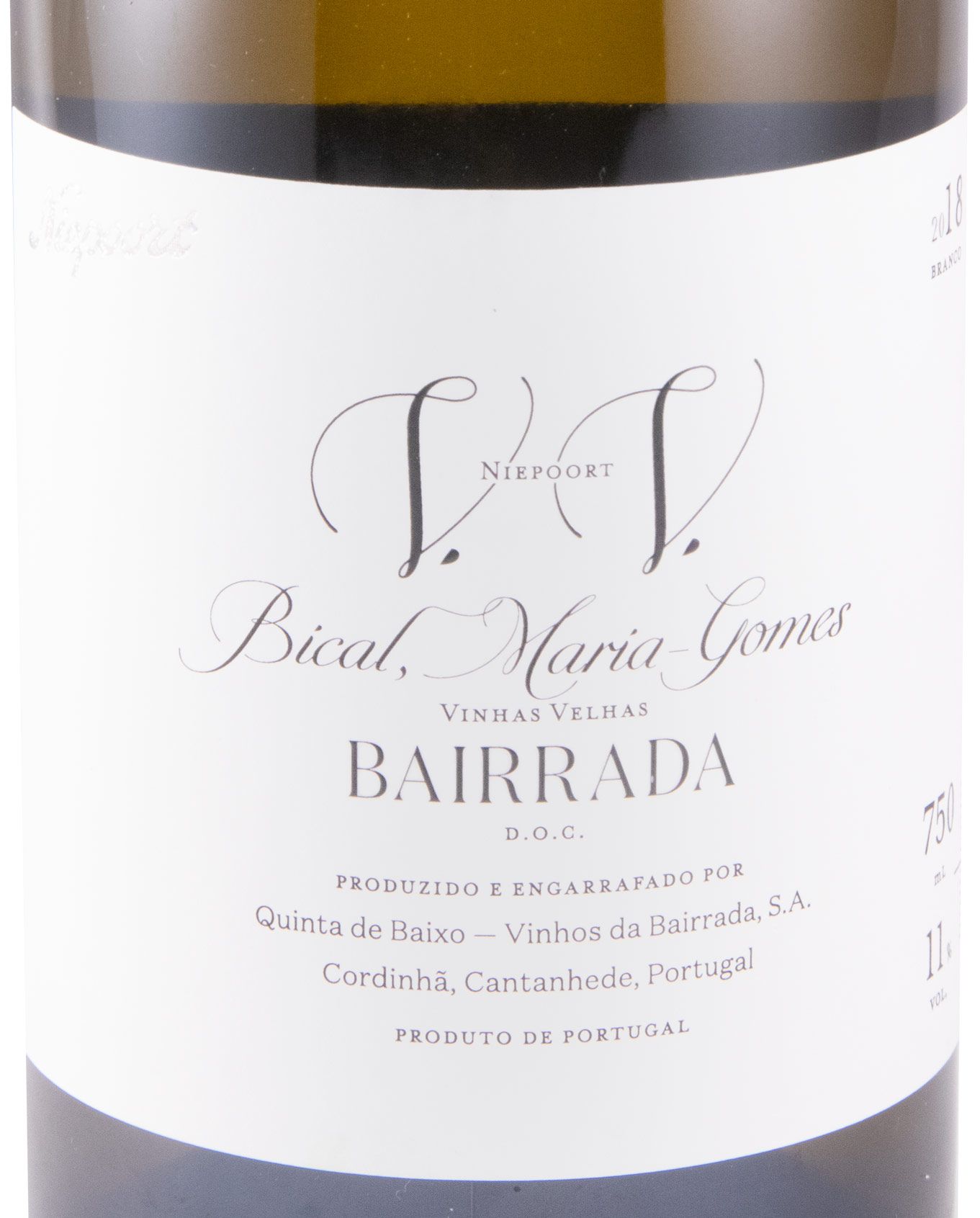 2018 Niepoort Quinta de Baixo Vinhas Velhas organic white