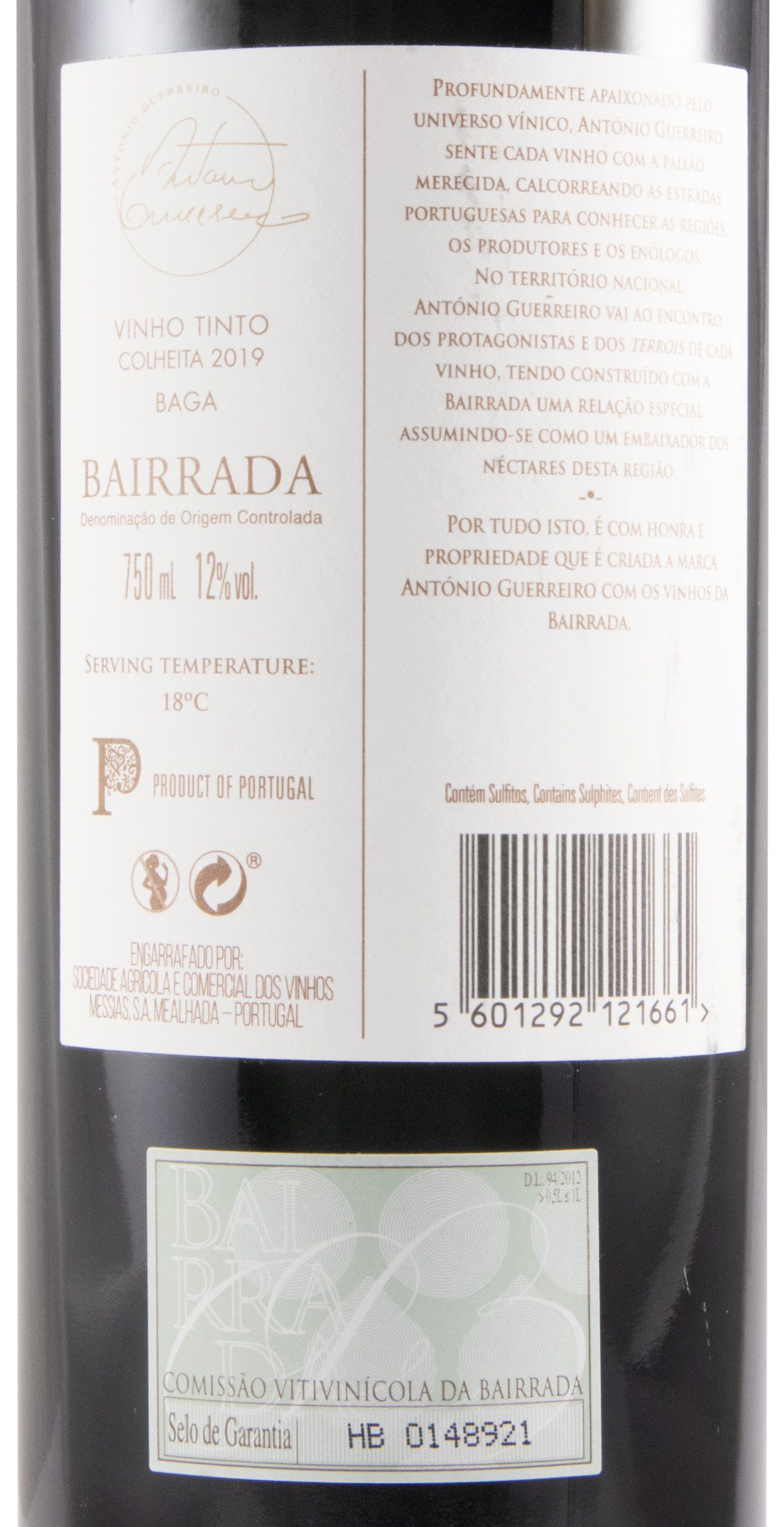 2019 António Guerreiro Bairrada tinto