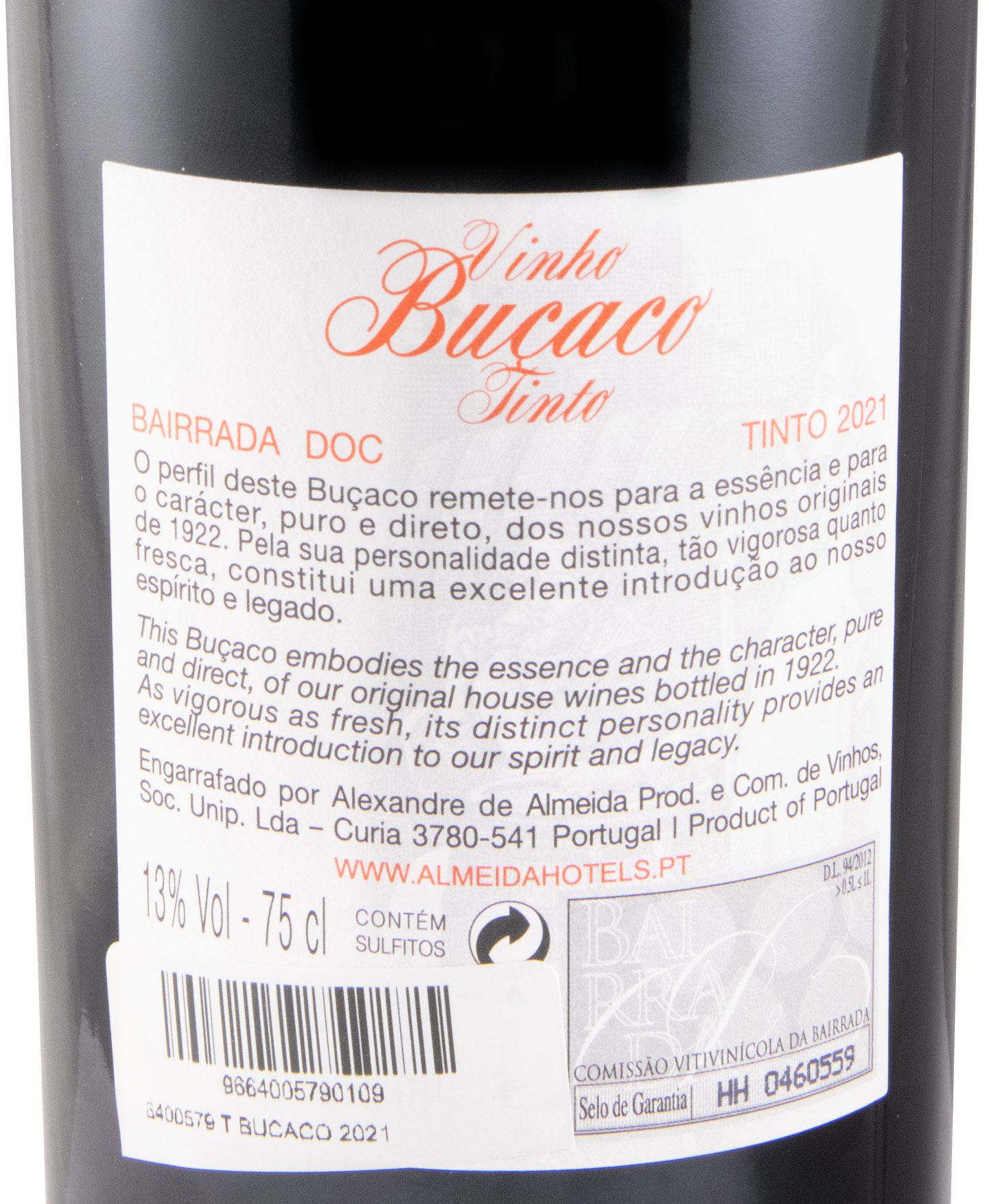 2021 Buçaco red