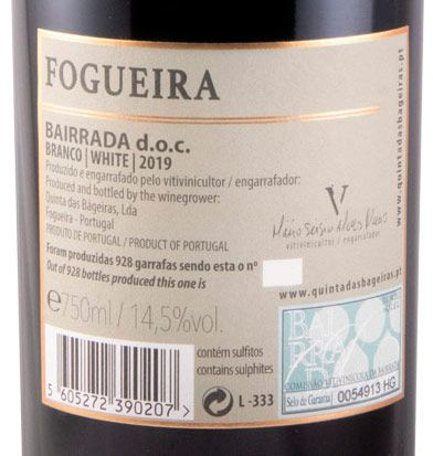 2019 Quinta das Bágeiras Fogueira white
