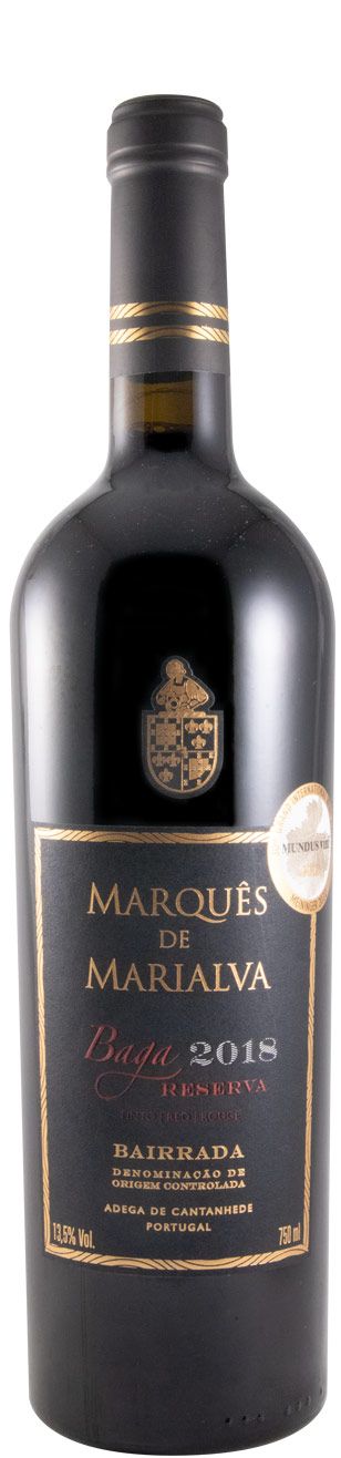 2018 Marquês de Marialva Baga Reserva red