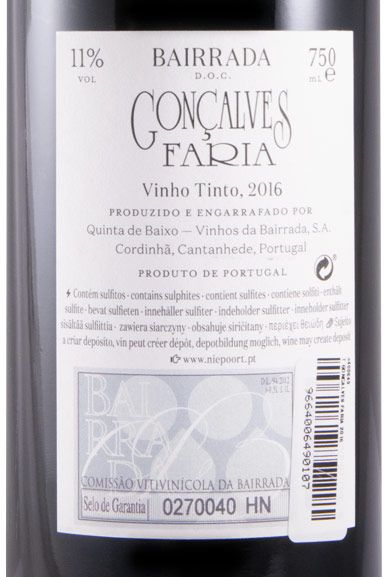 2016 Gonçalves Faria red