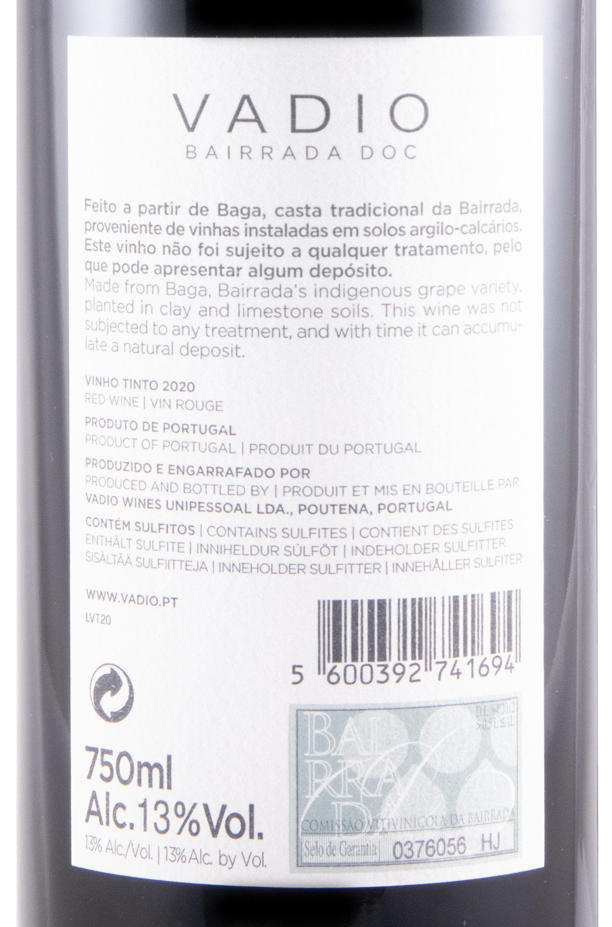 2020 Vadio Baga tinto