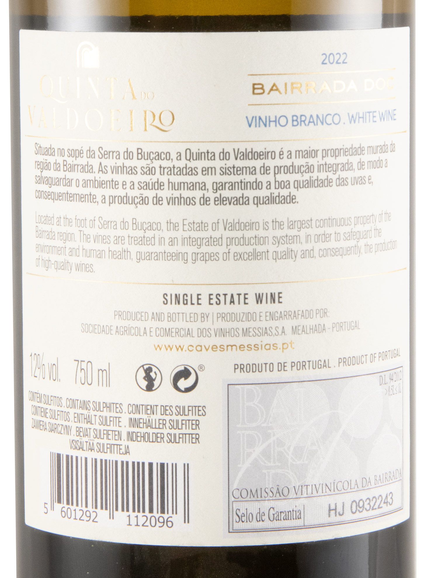 2022 Quinta do Valdoeiro white