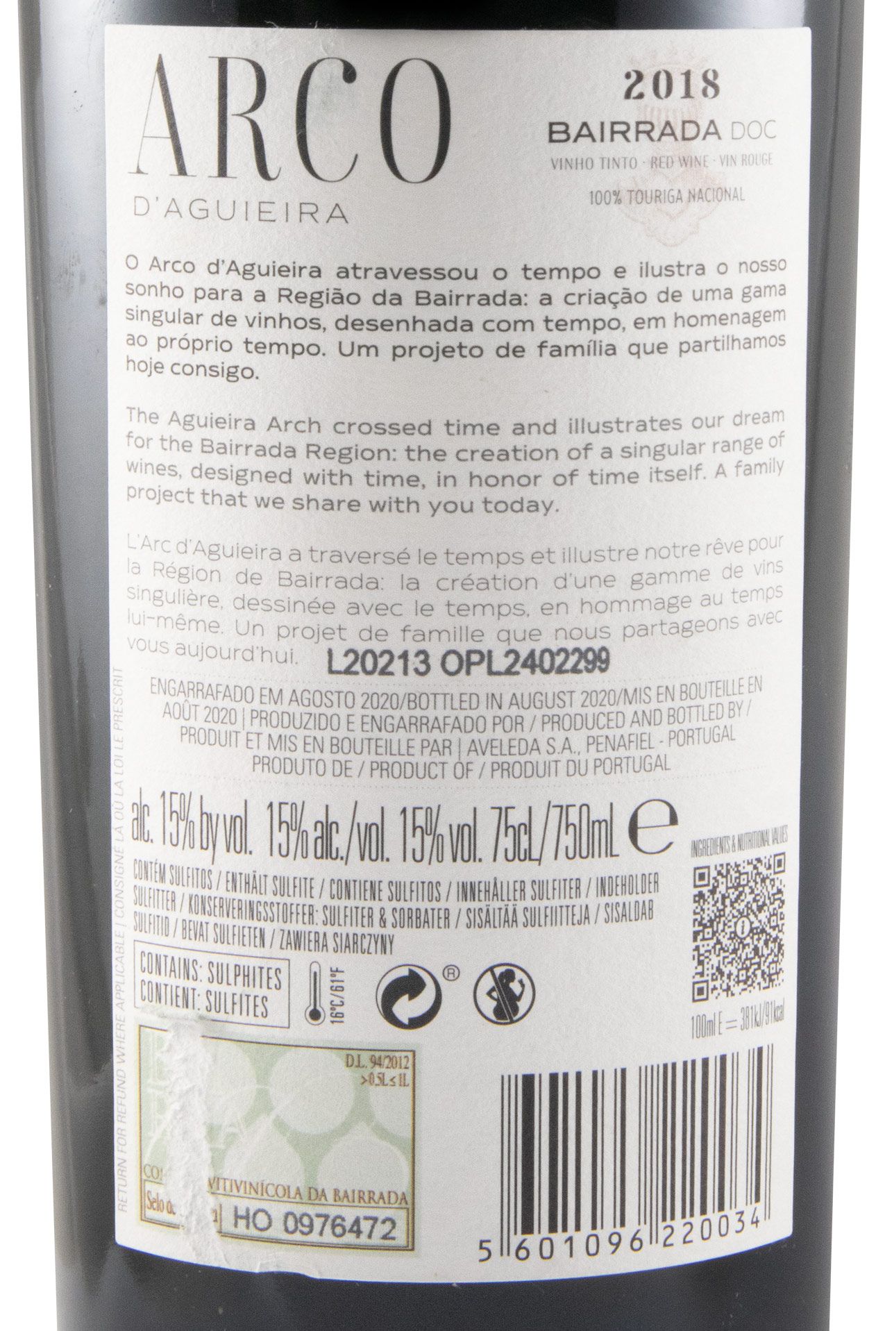 2018 Aveleda Arco d'Aguieira red