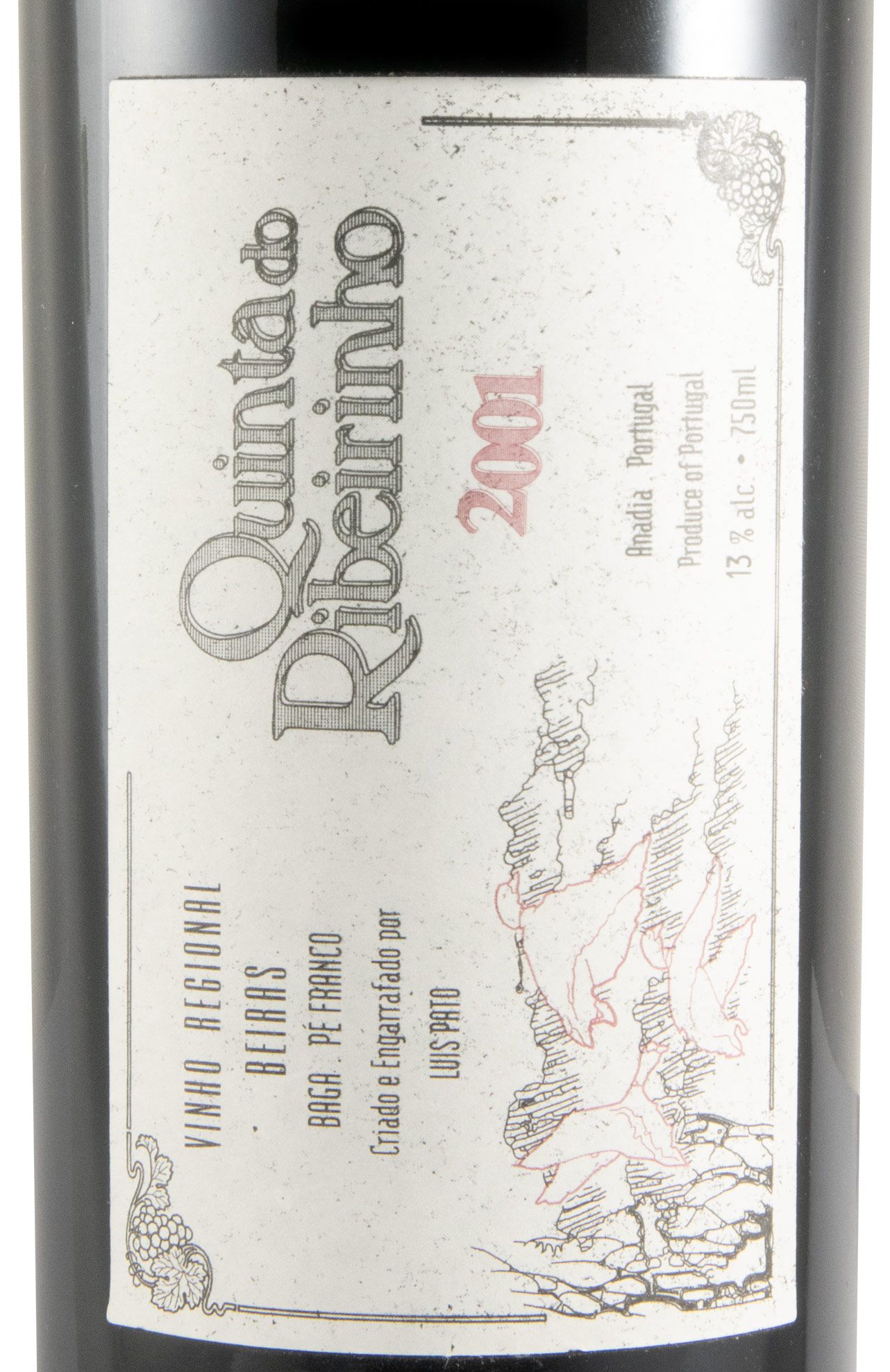 2001 Luís Pato Quinta do Ribeirinho Pé Franco tinto