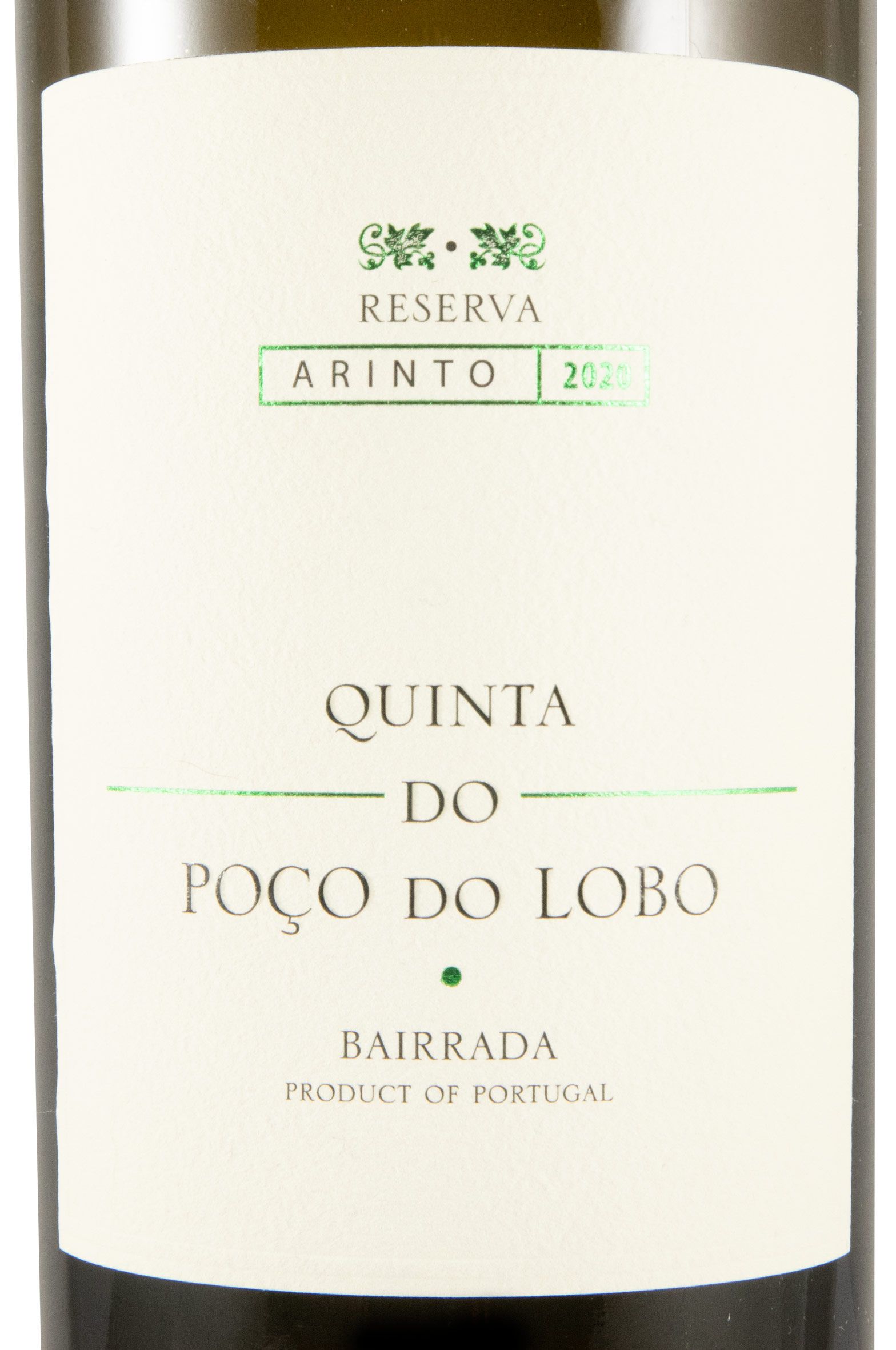 2020 Quinta do Poço do Lobo Reserva white