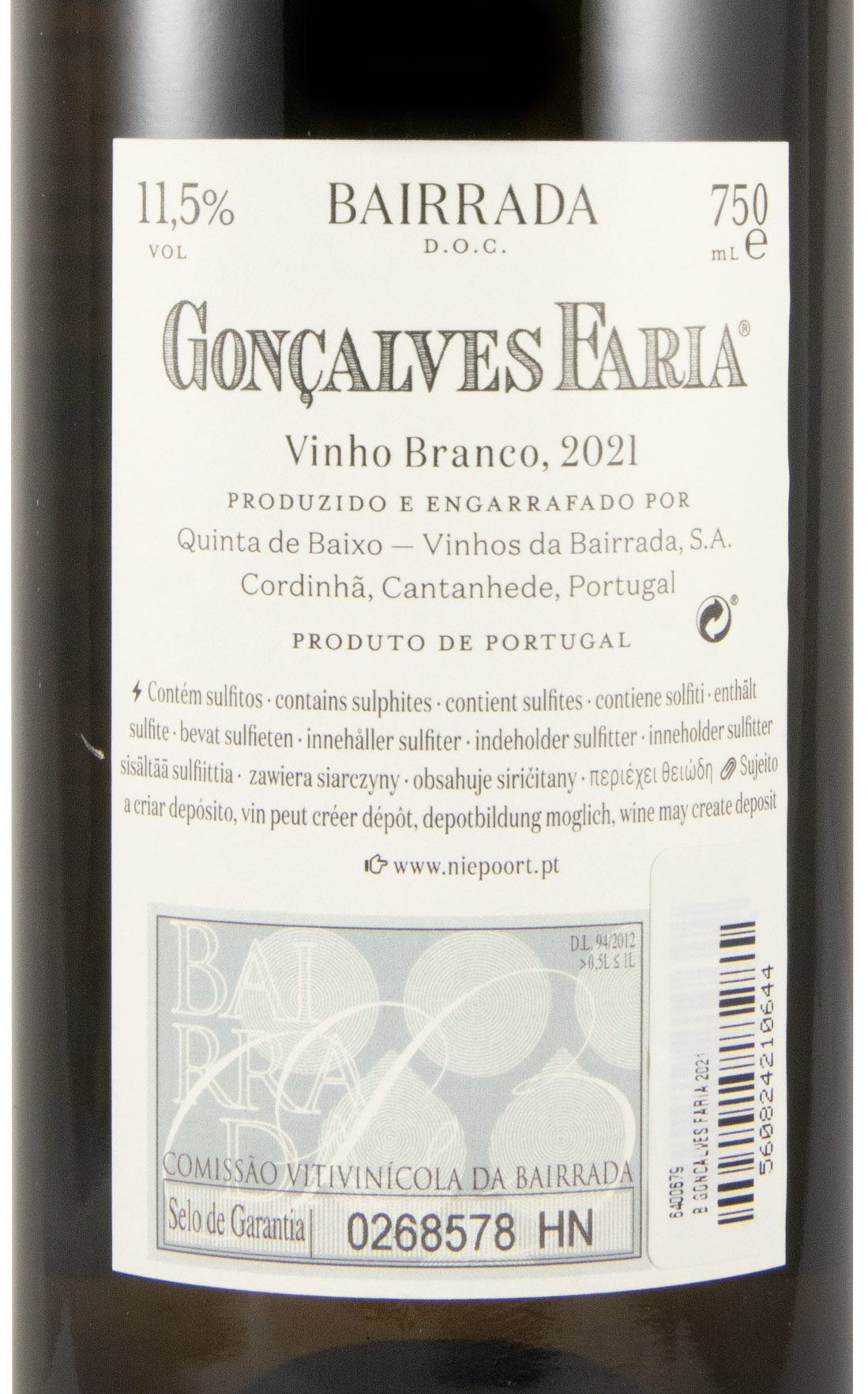 2021 Gonçalves Faria branco