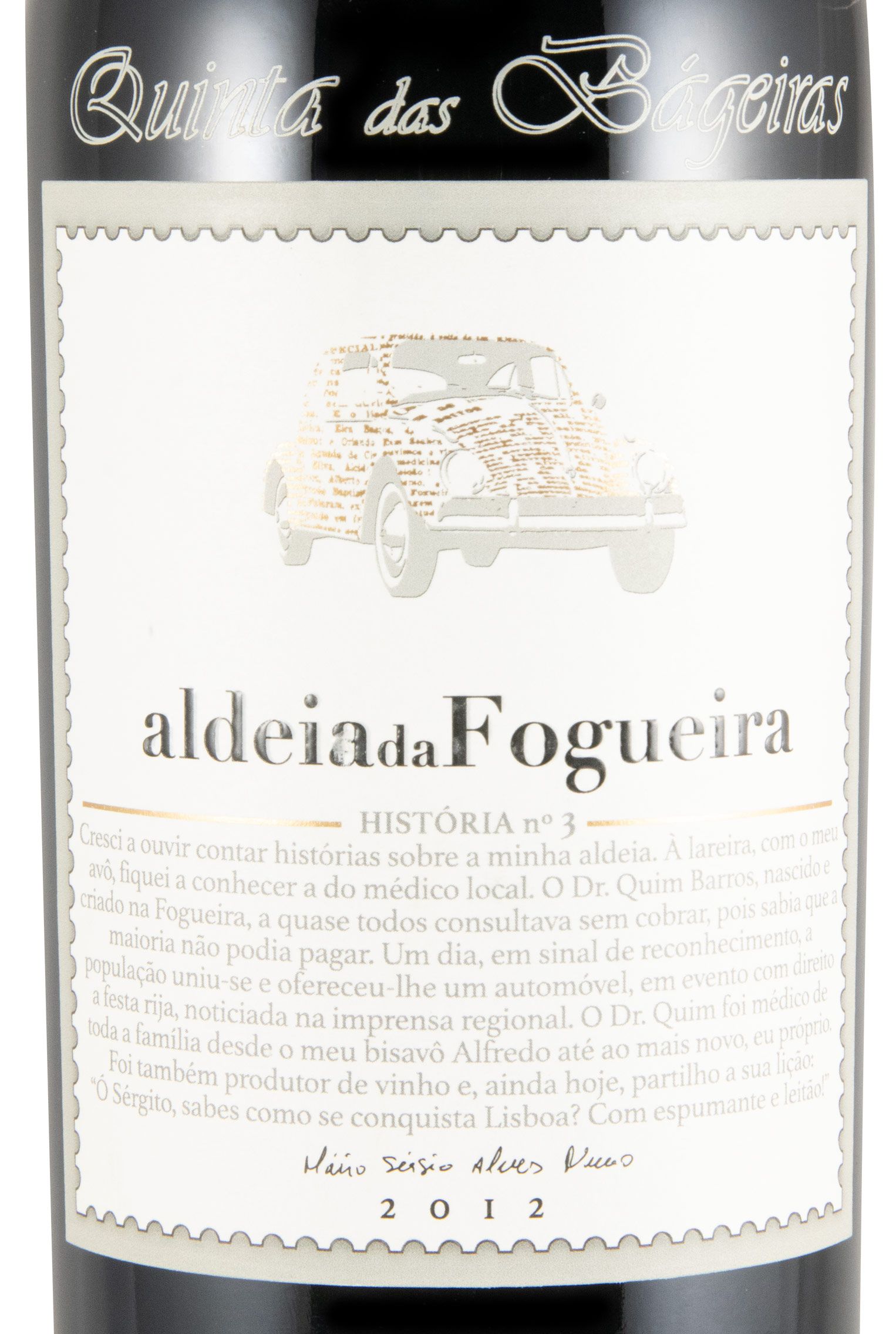 2012 Quinta das Bágeiras Aldeia da Fogueira tinto