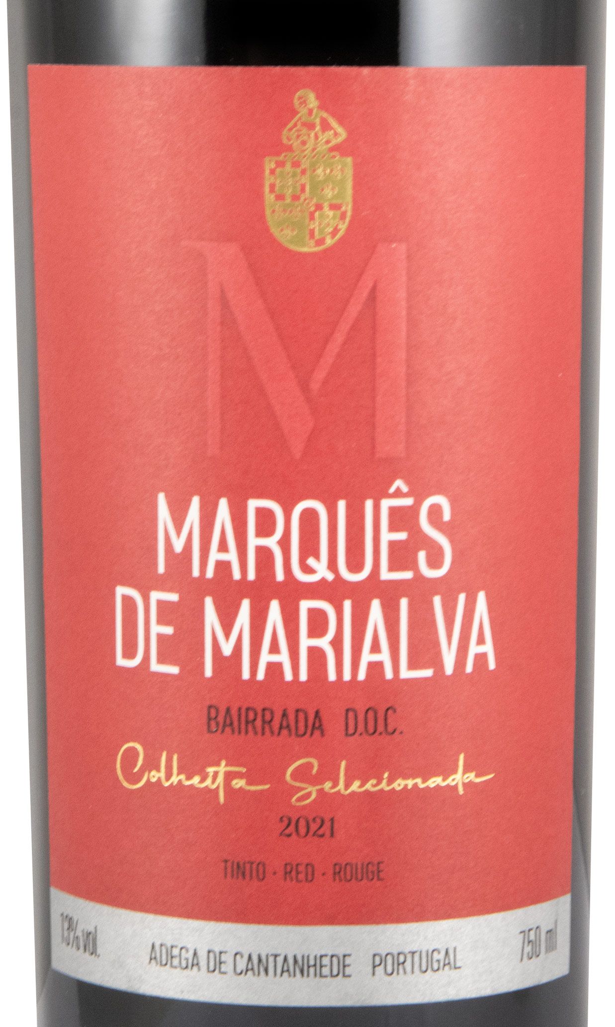 2021 Marquês de Marialva Colheita Selecionada red (damaged label)
