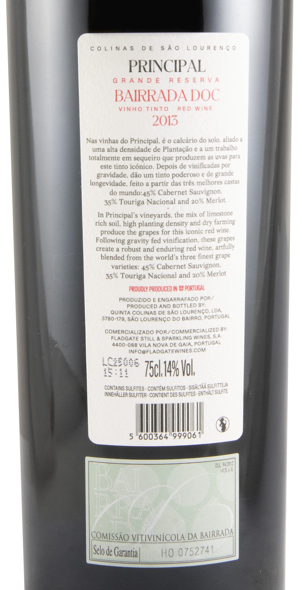 2013 Principal Grande Reserva tinto