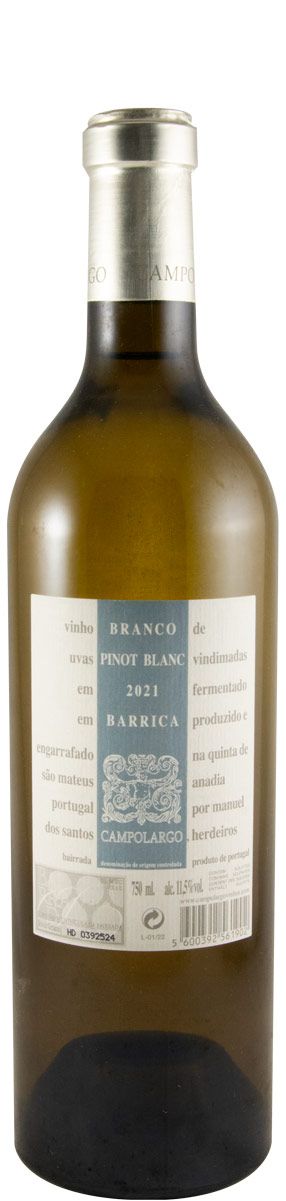 2021 Campolargo Pinot Blanc branco