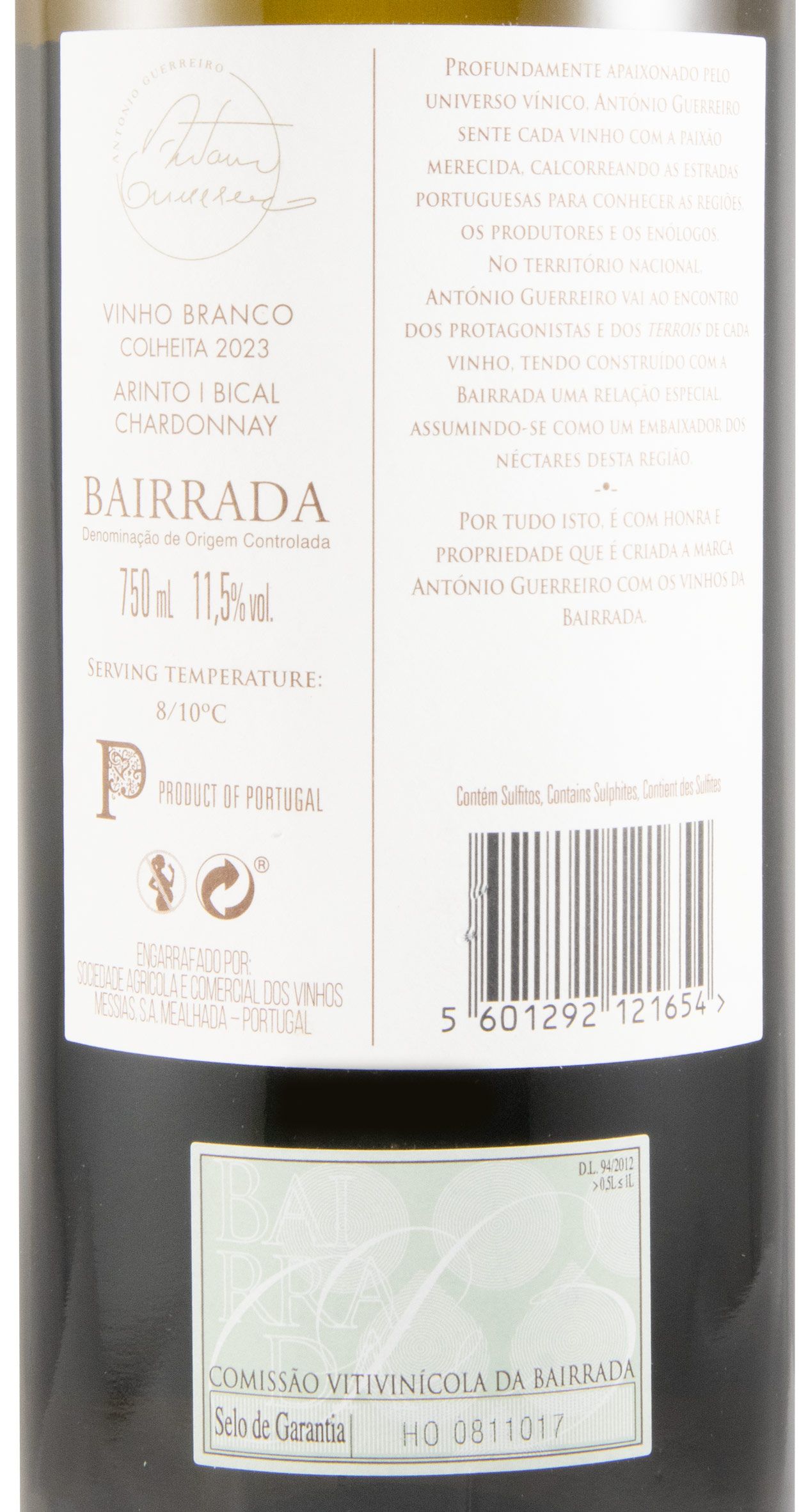 2023 António Guerreiro Bairrada white