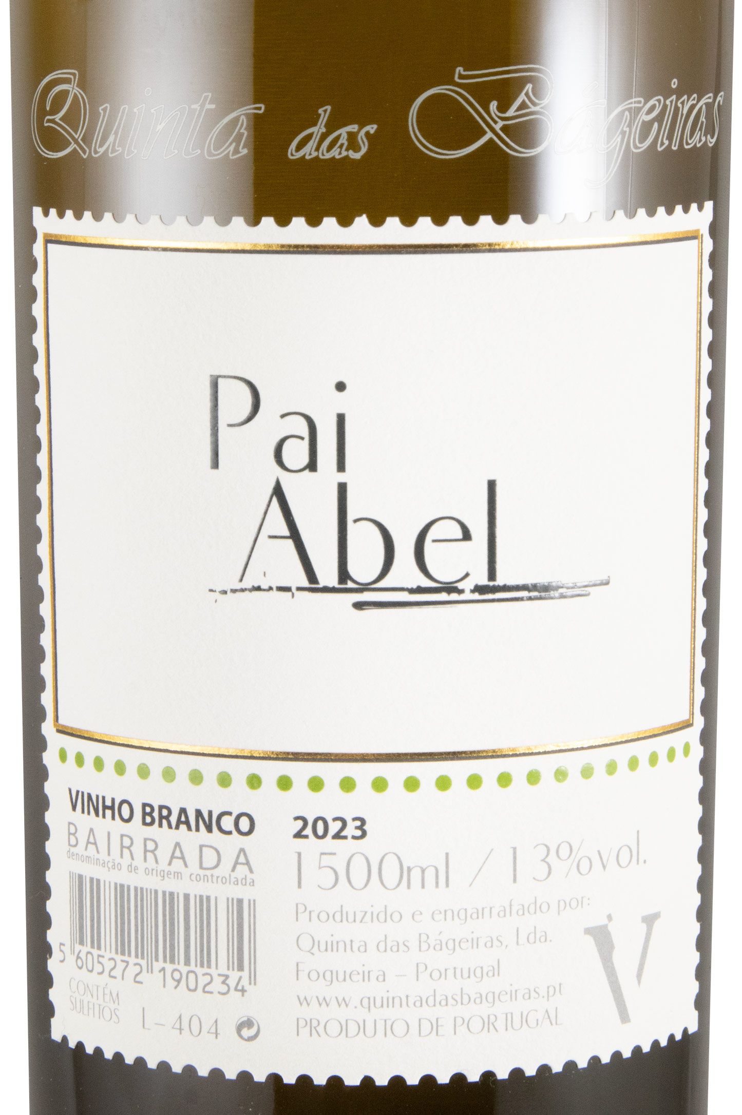 2023 Quinta das Bágeiras Pai Abel white 1.5L