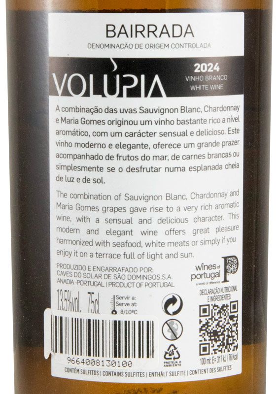 2024 Caves São Domingos Volúpia white
