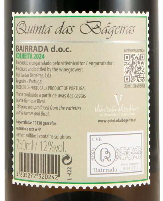 2024 Quinta das Bágeiras white
