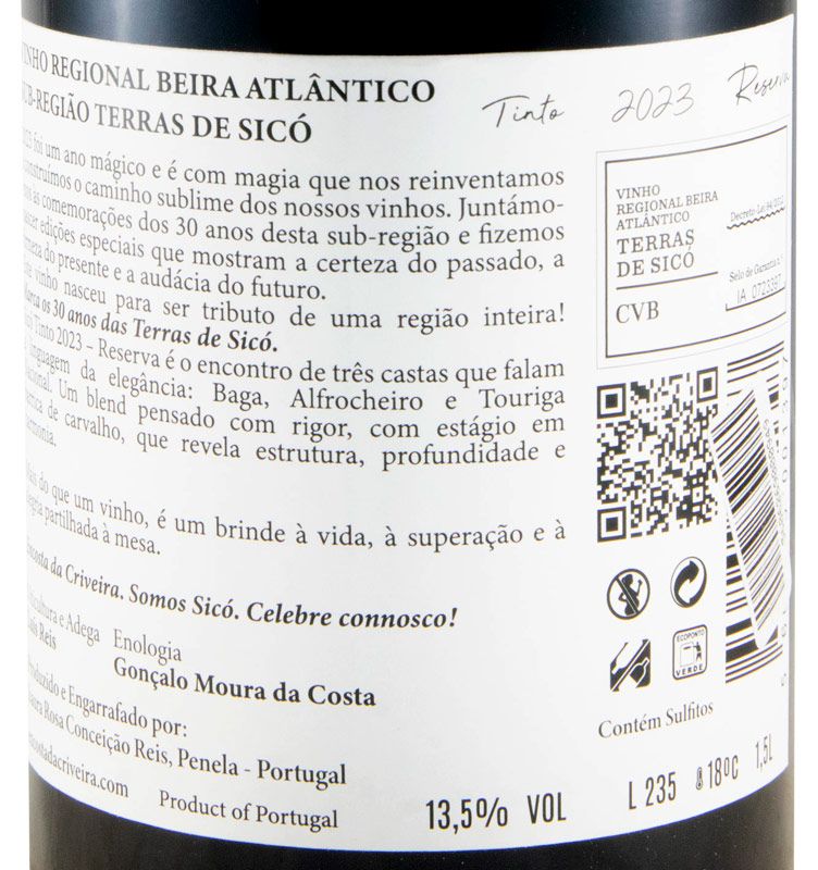 2023 Encosta da Criveira Reserva red 1.5L