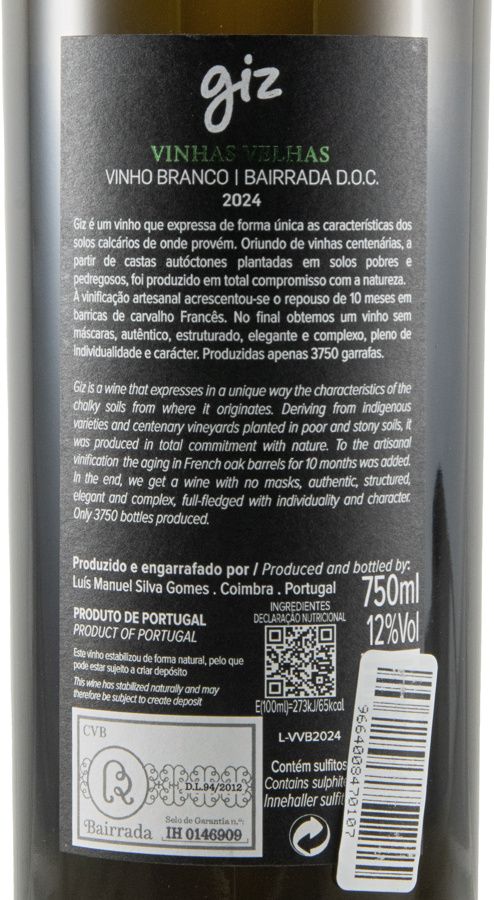 2024 Giz by Luís Gomes Vinhas Velhas white