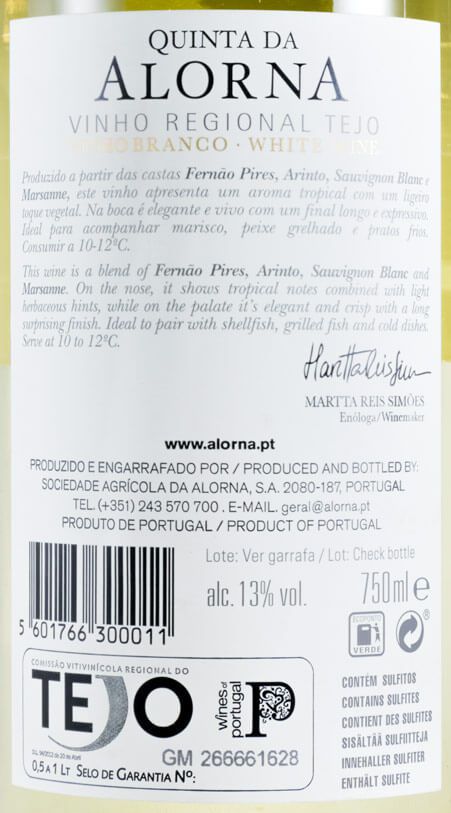 2017 Quinta da Alorna white