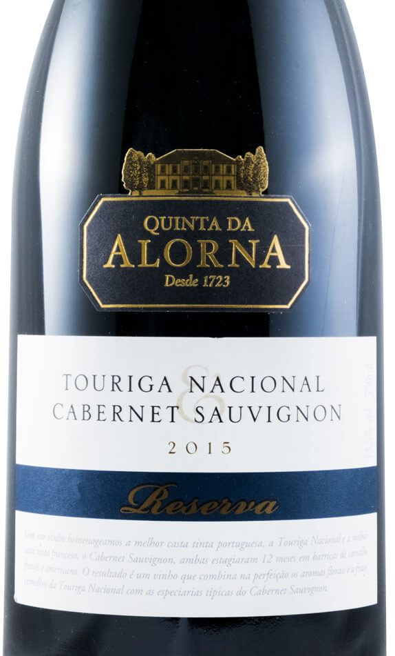2015 Quinta da Alorna Reserva Touriga + Cabernet red