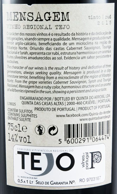 2015 Mensagem red