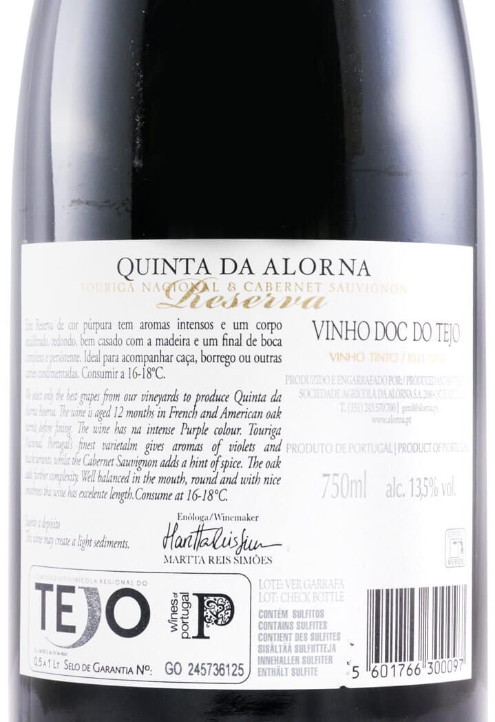2016 Quinta da Alorna Reserva Touriga + Cabernet tinto